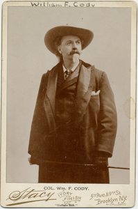 William Frederick Cody, Buffalo Bill (1846-1917), soldado y artista americano, foto de Stacy, Brooklyn de American Photographer